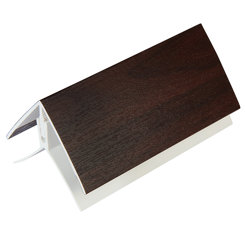 2-Part External Cladding Corner Trim Rosewood 5m (M/F) image